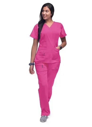 Womens Elevated V-neck Scrub Top | The Divine Scrubs Boutique THE DIVINE SCRUBS BOUTIQUE