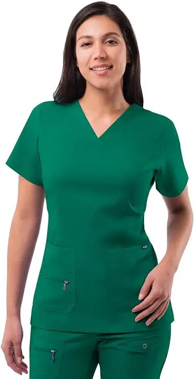 Womens Elevated V-neck Scrub Top | The Divine Scrubs Boutique THE DIVINE SCRUBS BOUTIQUE