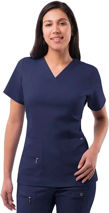 Womens Elevated V-neck Scrub Top | The Divine Scrubs Boutique THE DIVINE SCRUBS BOUTIQUE