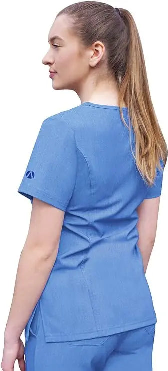 Womens Elevated V-neck Scrub Top | The Divine Scrubs Boutique THE DIVINE SCRUBS BOUTIQUE