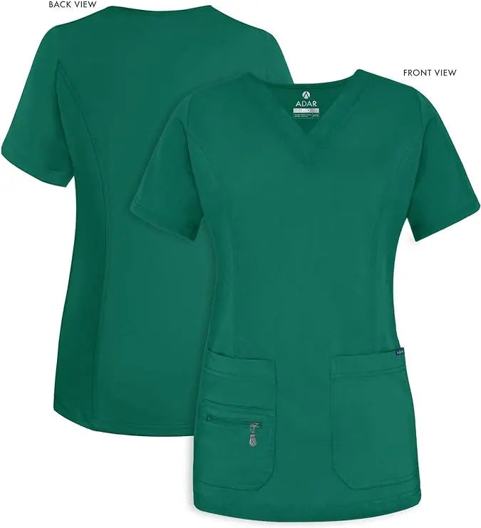 Womens Elevated V-neck Scrub Top | The Divine Scrubs Boutique THE DIVINE SCRUBS BOUTIQUE