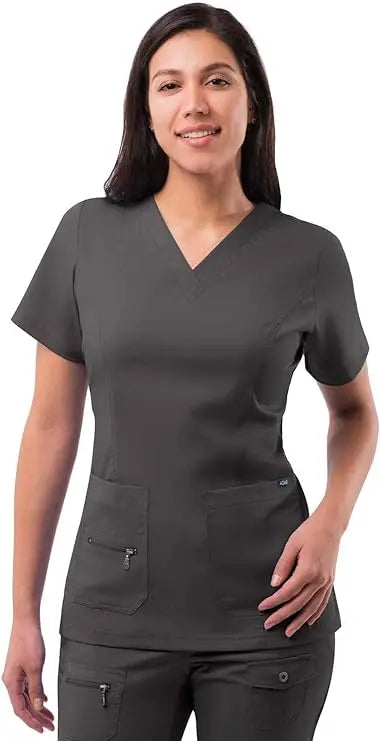 Womens Elevated V-neck Scrub Top | The Divine Scrubs Boutique THE DIVINE SCRUBS BOUTIQUE