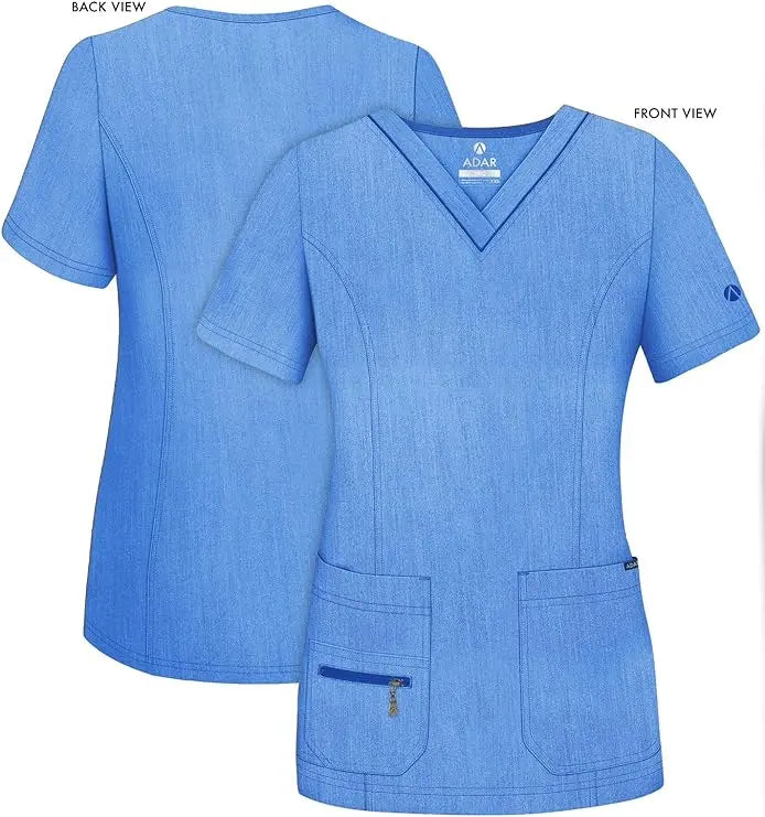 Womens Elevated V-neck Scrub Top | The Divine Scrubs Boutique THE DIVINE SCRUBS BOUTIQUE