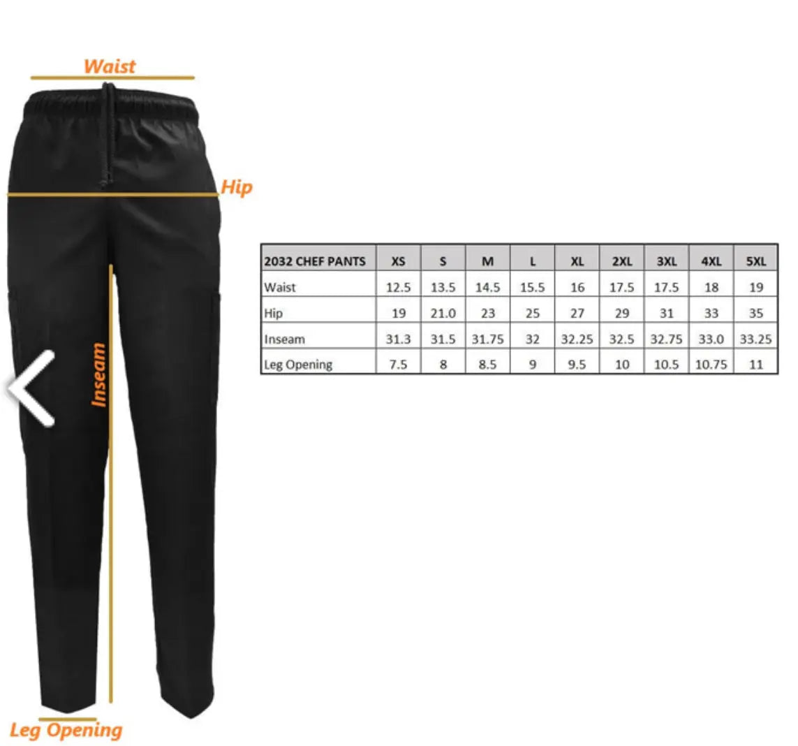 Unisex Chef Pants THE DIVINE SCRUBS BOUTIQUE