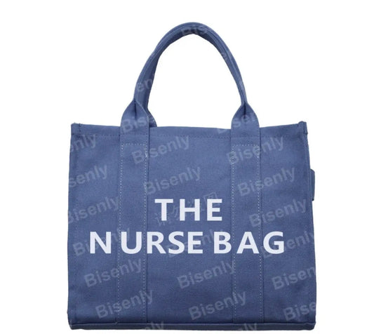 Nurse Tote Bag (Blue) THE DIVINE SCRUBS BOUTIQUE