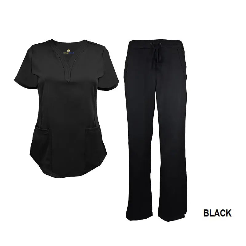 WOMEN’S SOFT STRETCH DROP-NECK 2 POCKET SCRUB SETS (STYLE# 8200-9200) THE DIVINE SCRUBS BOUTIQUE