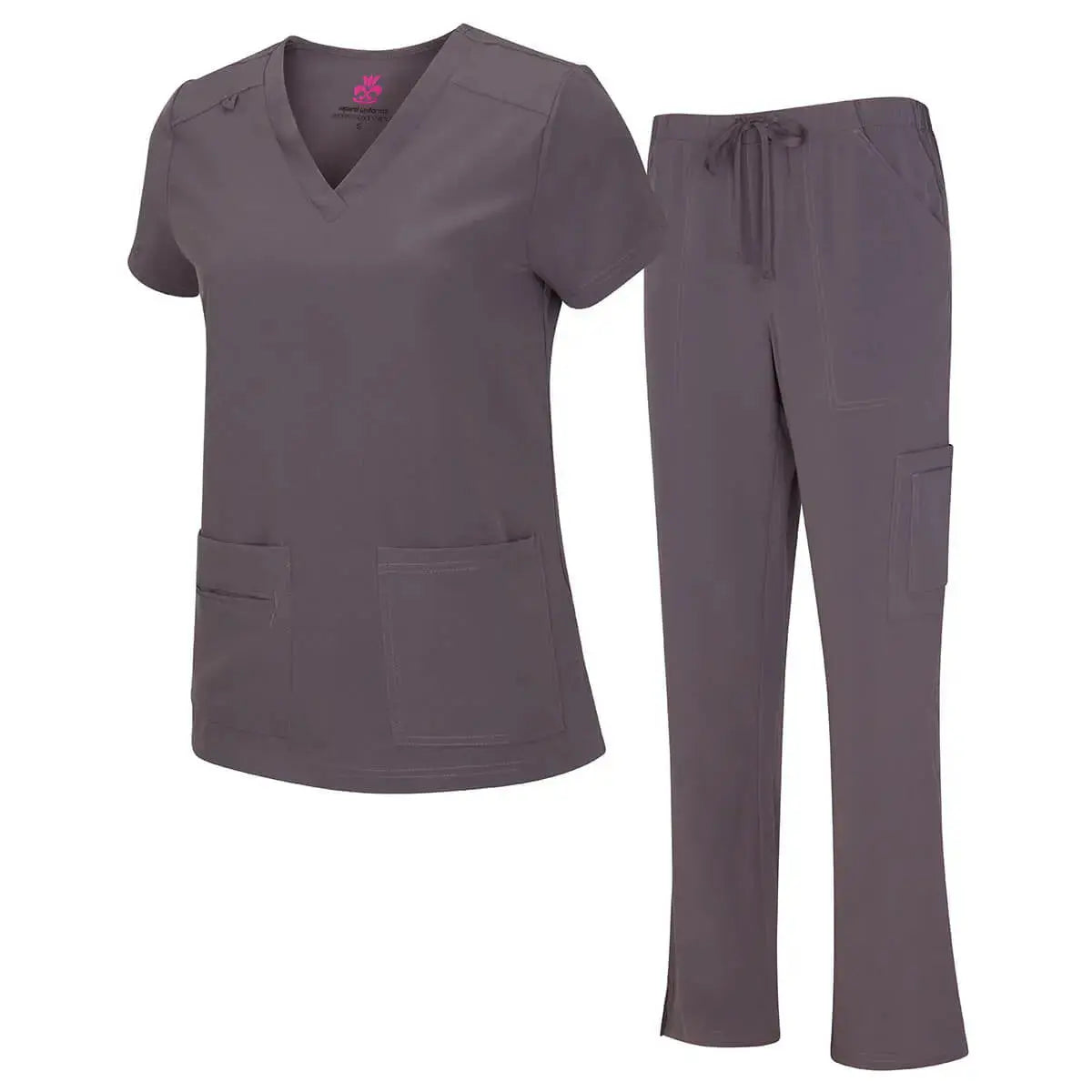 Natural Uniforms Women's Scrub Set Medical Scrub Top and Pants XS TO 3XL