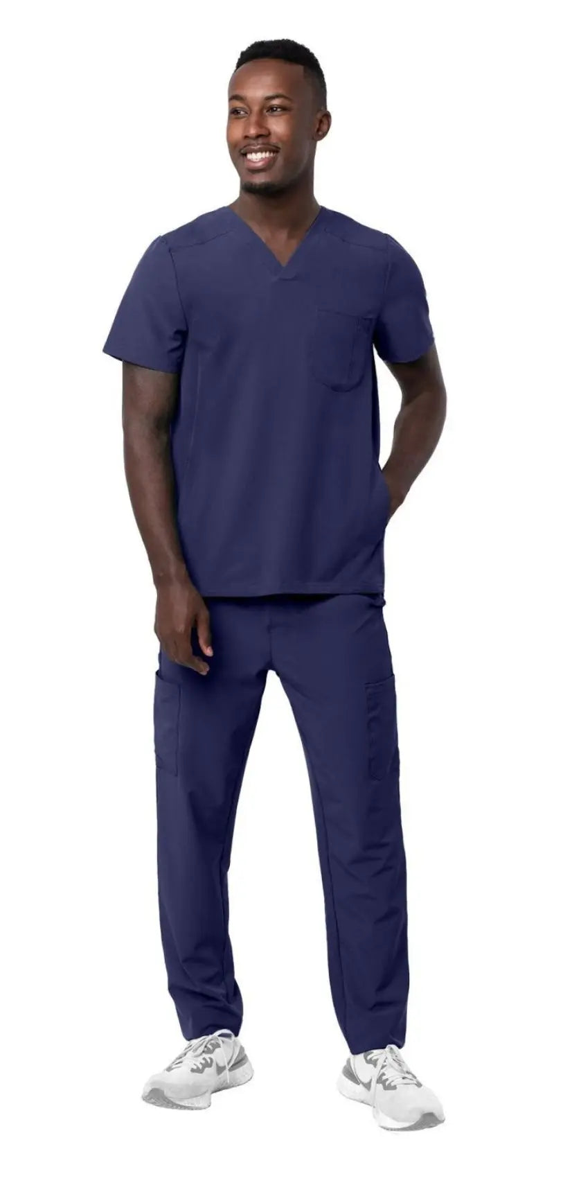 Adar Men's Go-Everyday Cargo Scrub Set | A9800 | The Divine Scrubs Boutique THE DIVINE SCRUBS BOUTIQUE