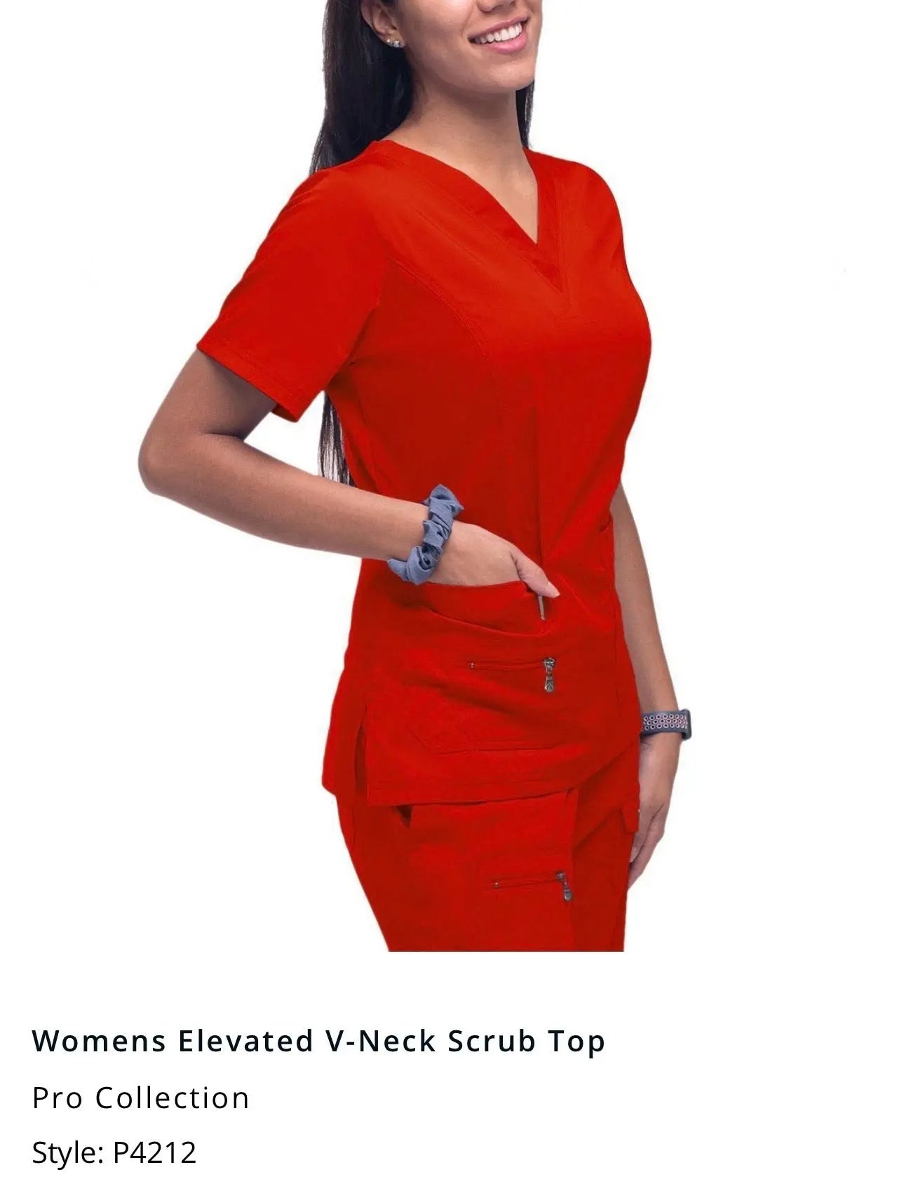 Womens Elevated V-neck Scrub Top | The Divine Scrubs Boutique THE DIVINE SCRUBS BOUTIQUE