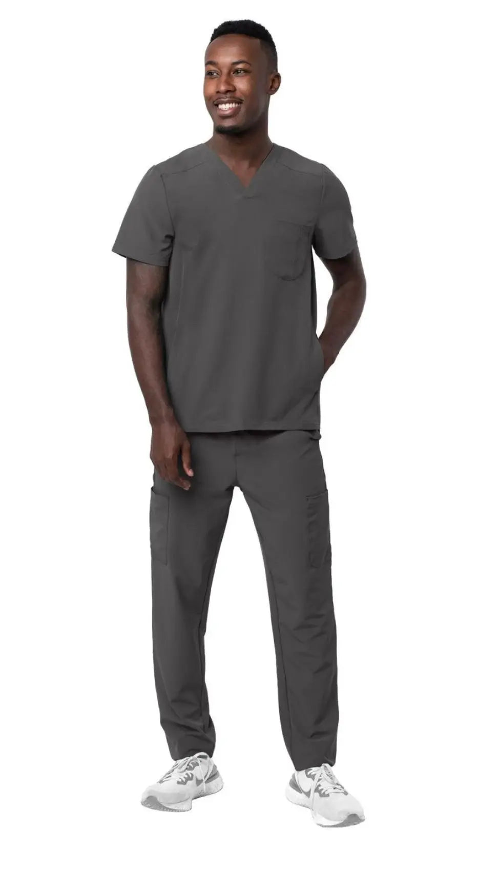 Adar Men's Go-Everyday Cargo Scrub Set | A9800 | The Divine Scrubs Boutique THE DIVINE SCRUBS BOUTIQUE