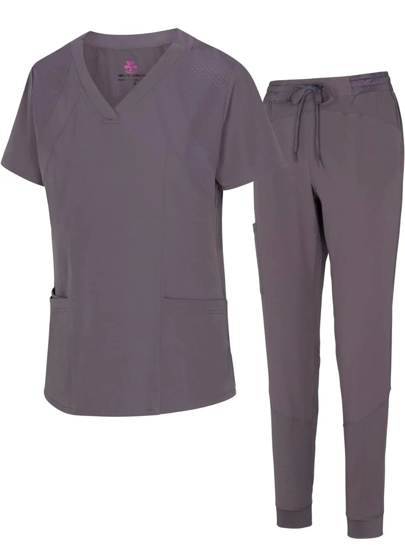 Women Natural Uniform Cool Stretch Scrub Tops | The Divine Scrubs Boutique THE DIVINE SCRUBS BOUTIQUE