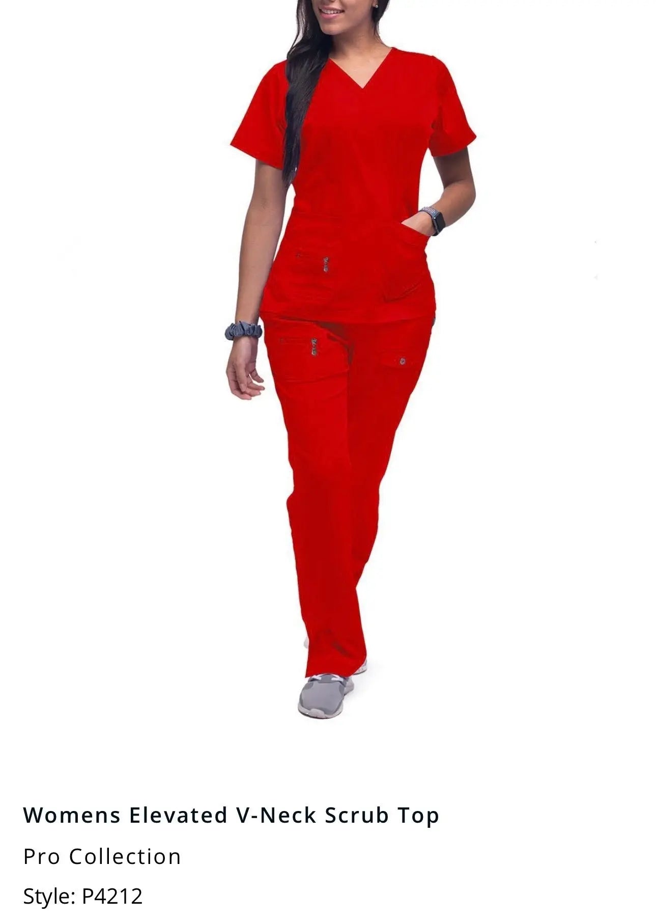 Womens Elevated V-neck Scrub Top | The Divine Scrubs Boutique THE DIVINE SCRUBS BOUTIQUE