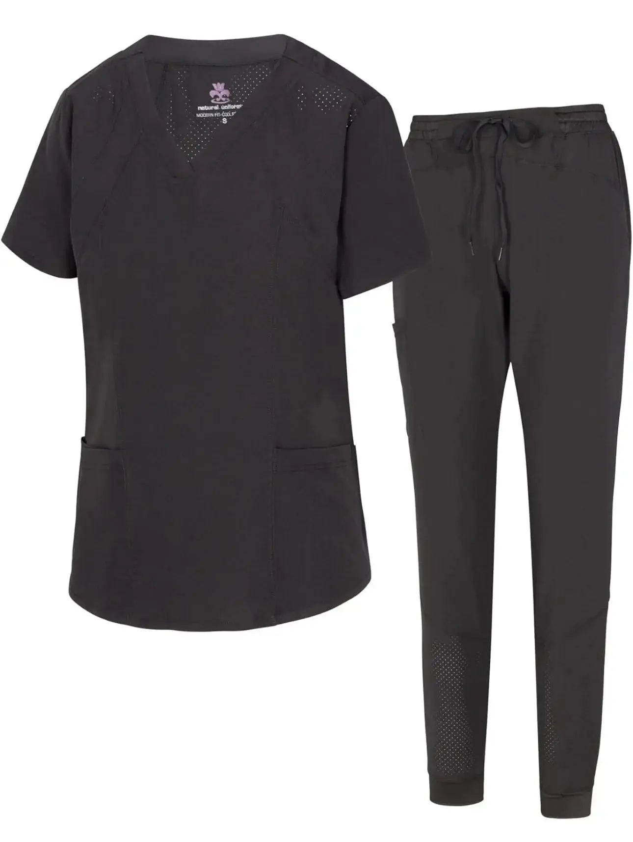 Women Natural Uniform  Ultra Soft Cool Stretch Joggers | The Divine Scrubs Boutique THE DIVINE SCRUBS BOUTIQUE