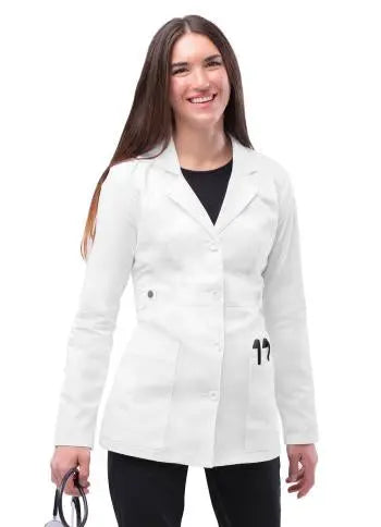 Women's 28" Tab-Waist Lab Coat THE DIVINE SCRUBS BOUTIQUE