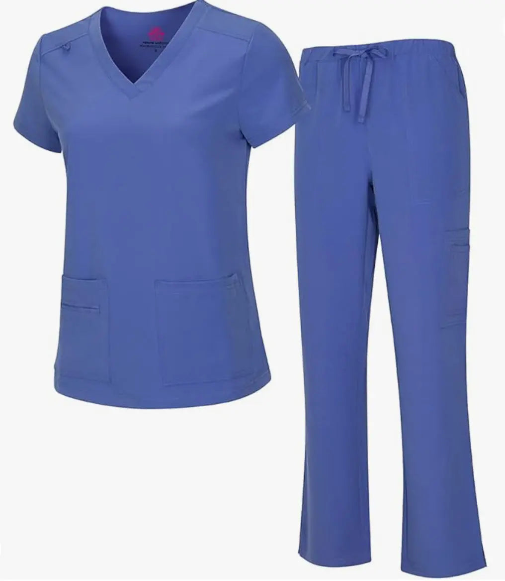 Women Natural Uniforms | Modern Fit Cool Stretch| Scrub Top | The Divine Scrubs Boutique THE DIVINE SCRUBS BOUTIQUE