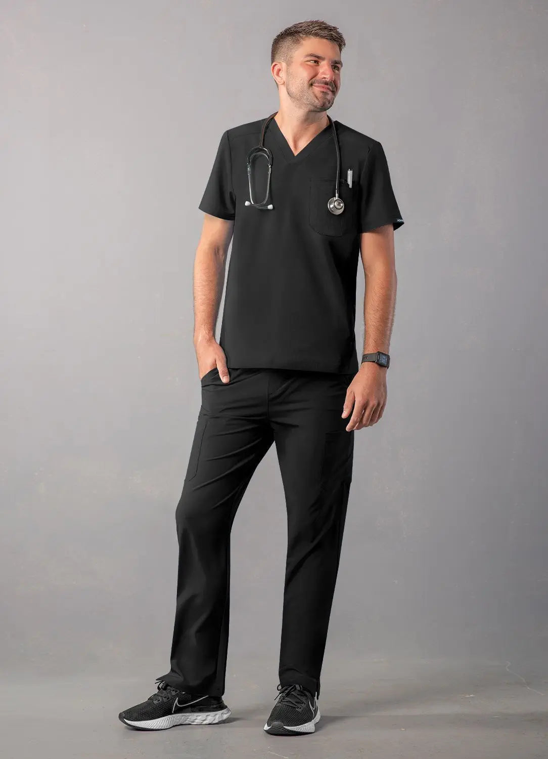 Men's Modern V Neck Top | The Divine Scrubs Boutique THE DIVINE SCRUBS BOUTIQUE