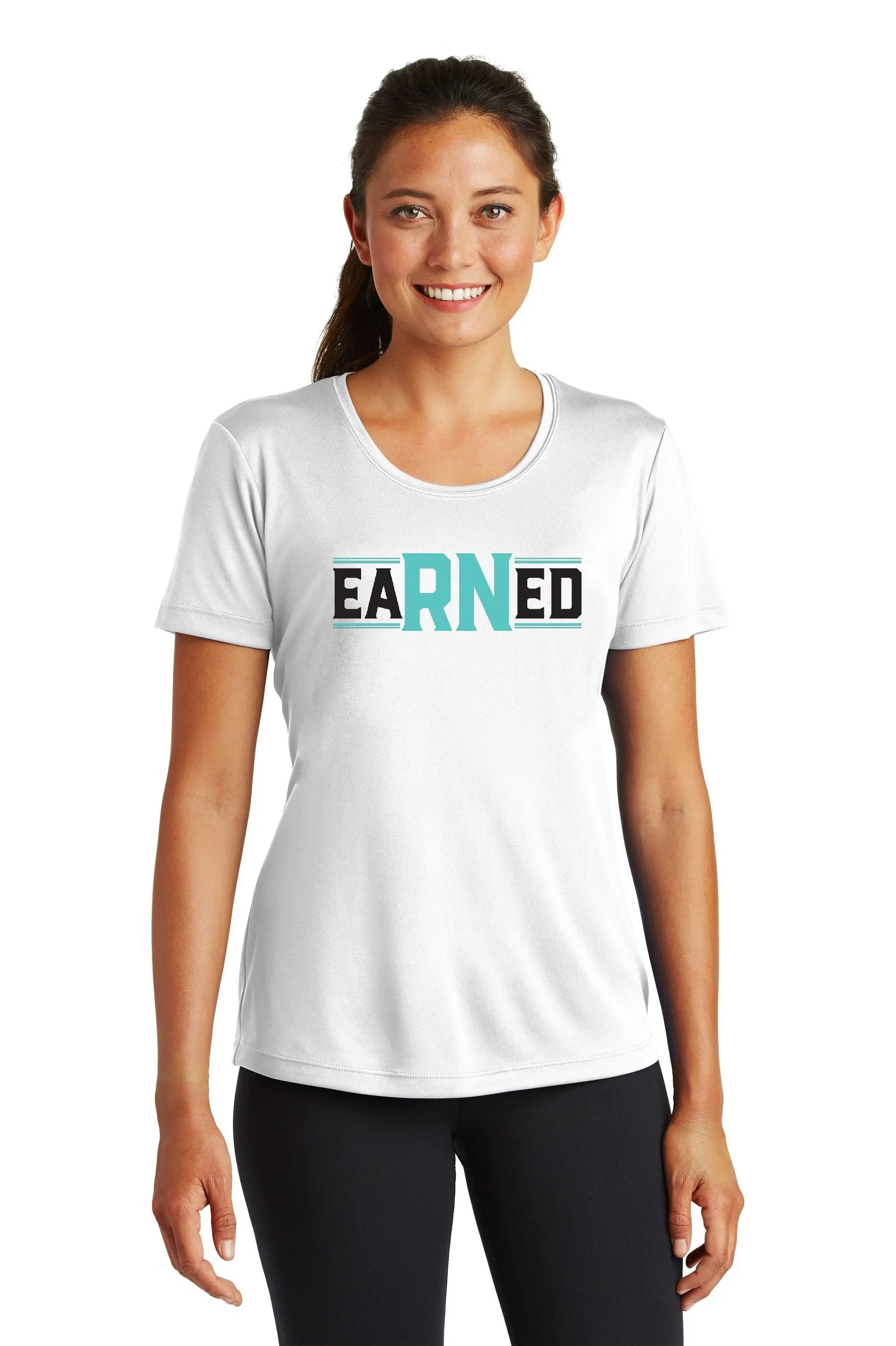 RN | EARNED Tshirt | The Divine Scrubs Boutique THE DIVINE SCRUBS BOUTIQUE