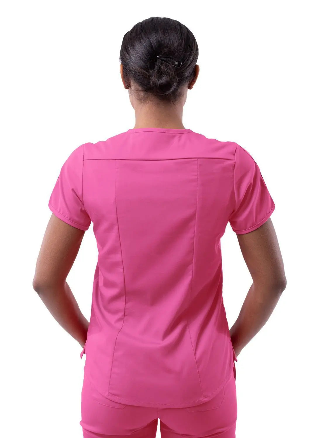 Adar Pro Women Modern Tailored Vneck Top | The Divine Scrubs Boutique THE DIVINE SCRUBS BOUTIQUE