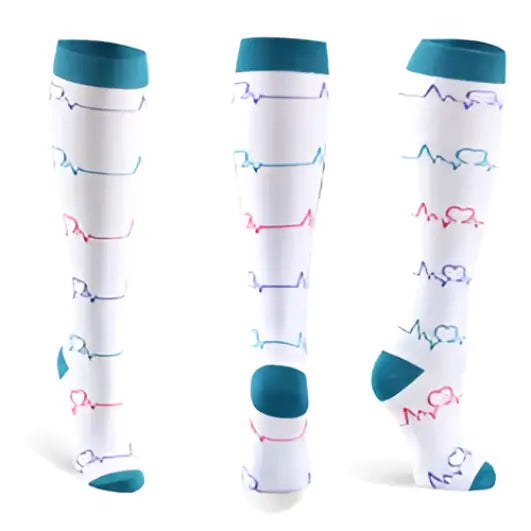 Heartbeat Compression Socks THE DIVINE SCRUBS BOUTIQUE